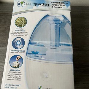 PureGuardian - Ultrasonic Cool Mist Humidifier - Blue/White